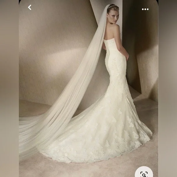 Wedding Dress- San Patrick Eresma wedding dress, size 2, off white color - Picture 1 of 16